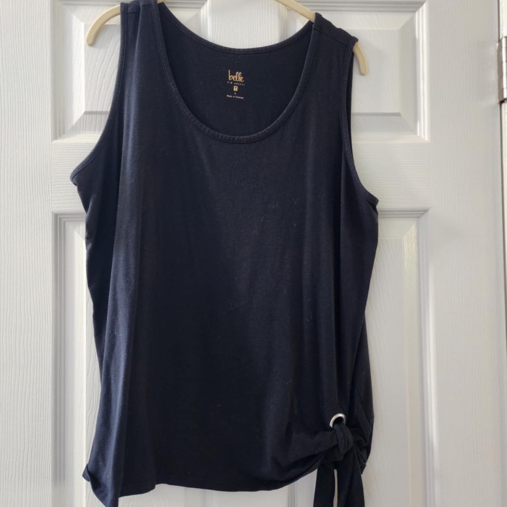 Belle By Kim Gravel Black tank